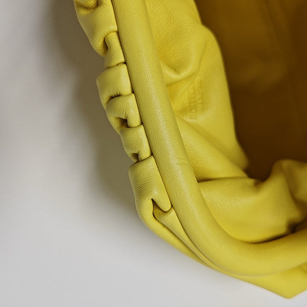 The Pouch Mini Calfskin Yellow
