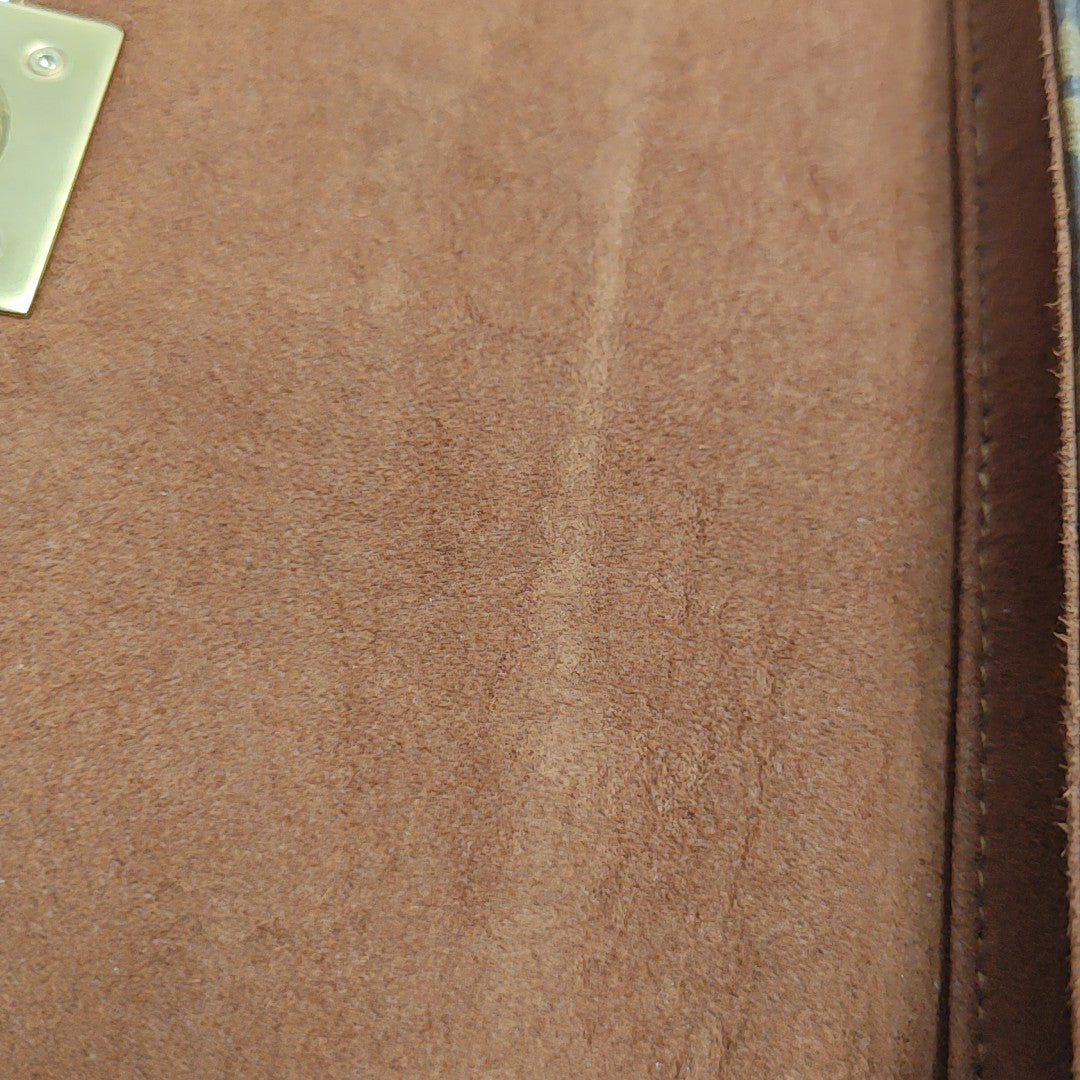 LOCKY BB Monogram Coated Canvas Brown