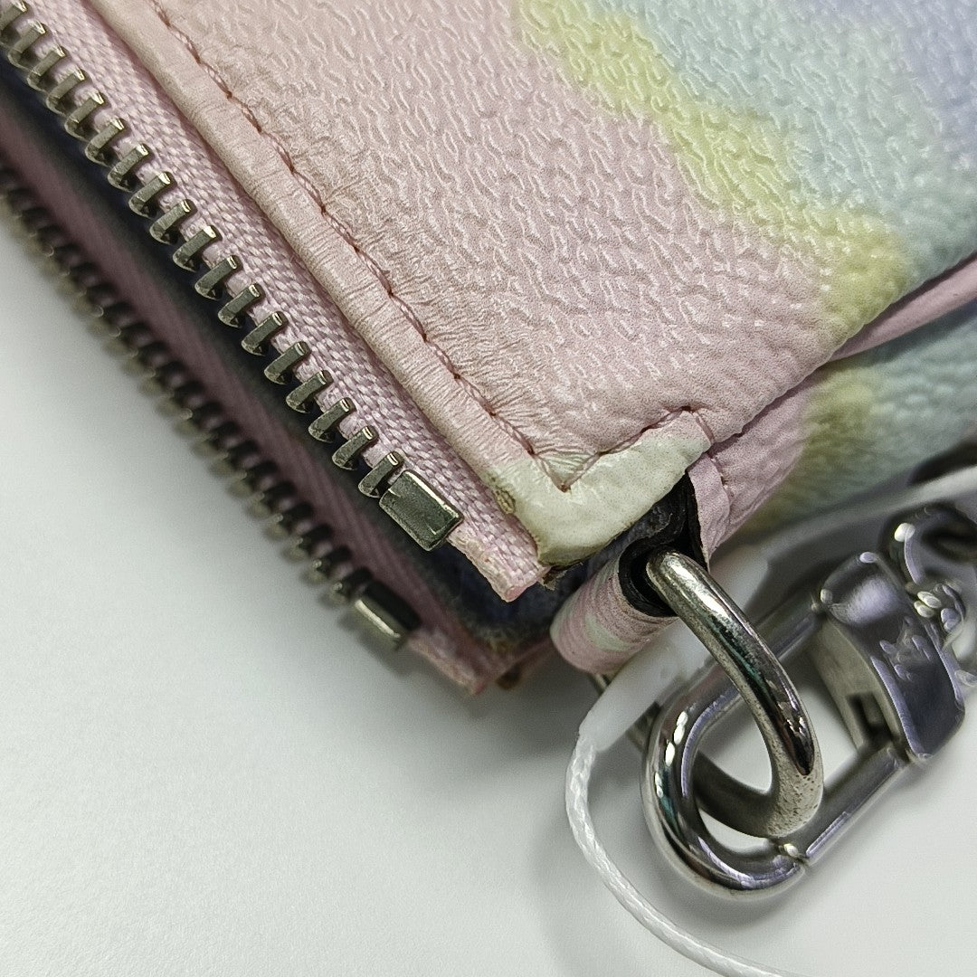 ACCESSOIRES Mini Monogram Coated Canvas Pink