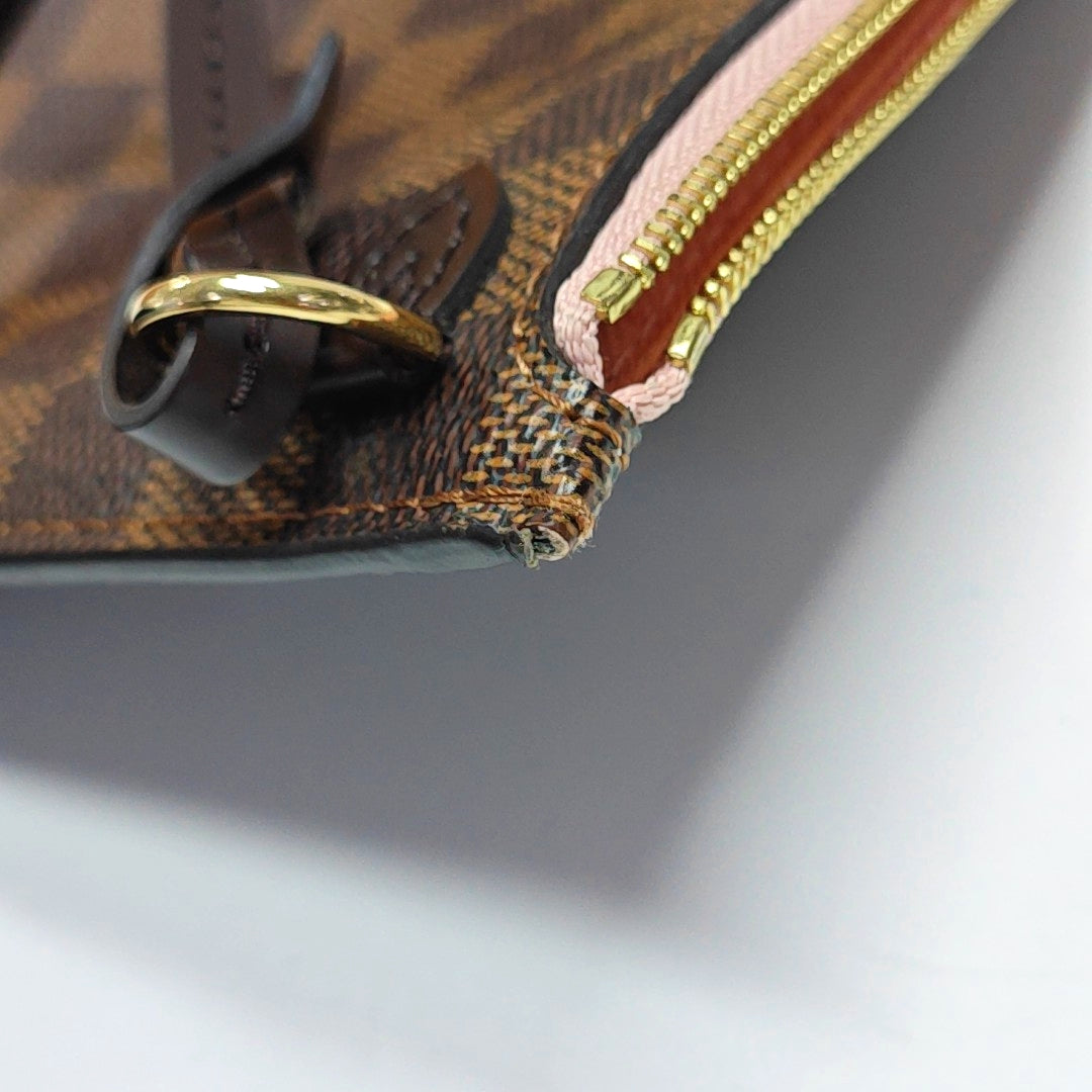 NEVERFULL MM Coated Canvas Brown