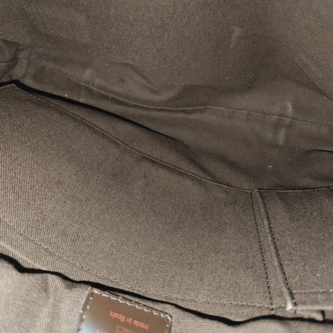 BROOKLYN Damier Ebene Coated Canvas Brown