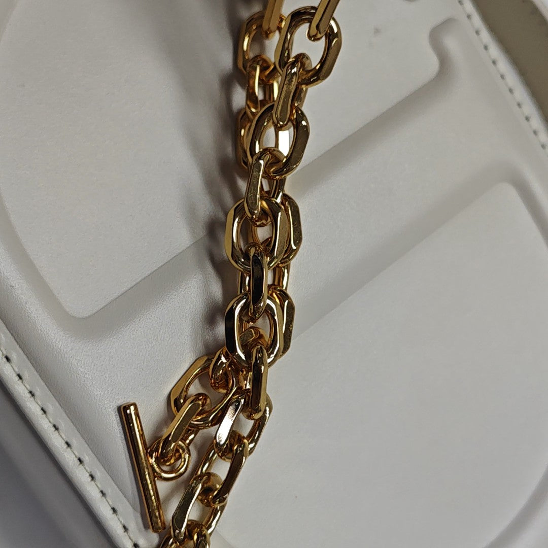 CD Signature Calfskin White