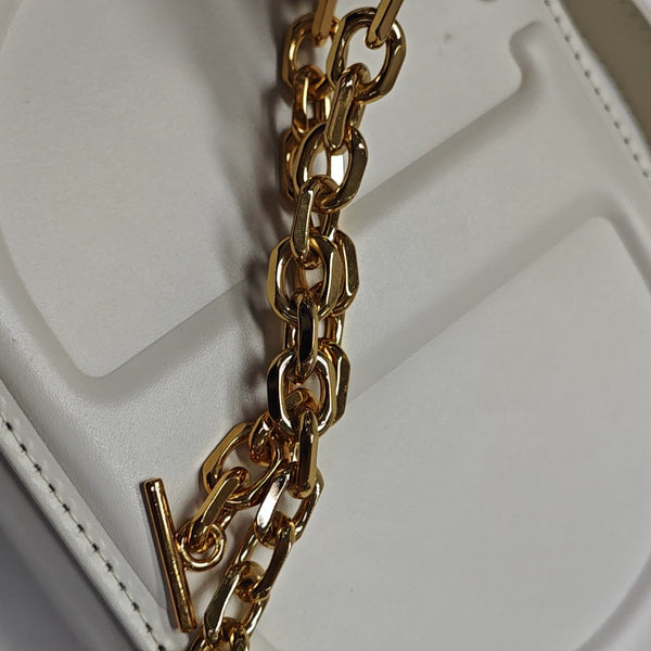 CD Signature Calfskin White