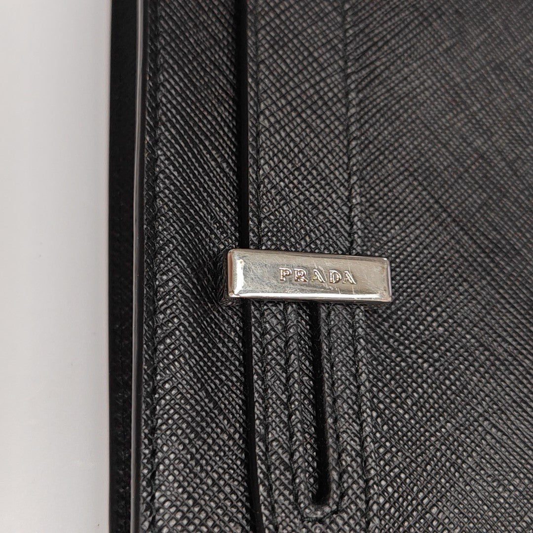 Leather Clutch Black