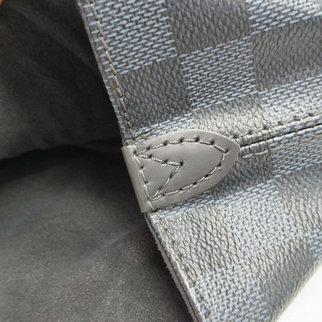 GREENWICH Damier Coated Canvas Blue