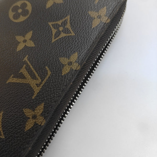 ZIPPY Monogram Coated Canvas Brown Wallet