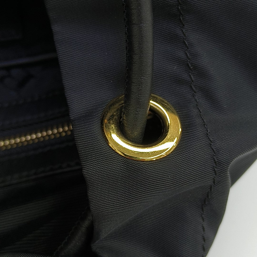 The Rucksack Medium Nylon Black