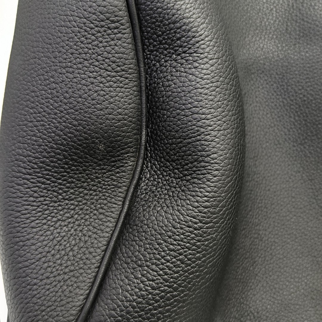 KEEPALL 55 Calfskin Black