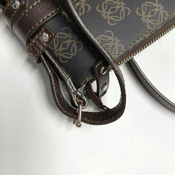 Anagram Monogram Coated Canvas Brown