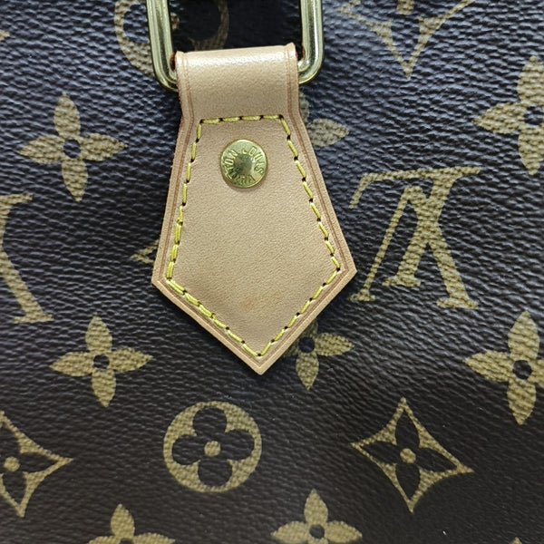 SPEEDY 25 Monogram Coated Canvas Brown