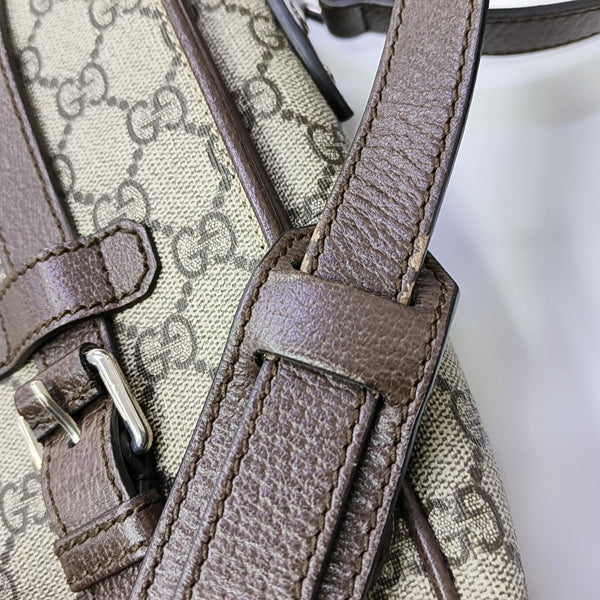 Monogram Coated Canvas Shoulder Bag Brown