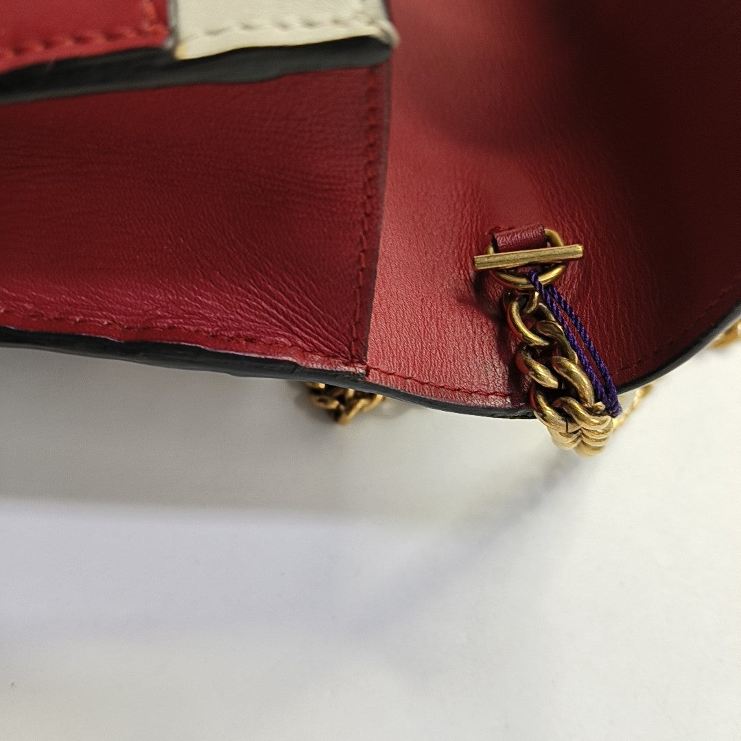 Queen Margaret Minibolsa de piel de becerro Multicolor