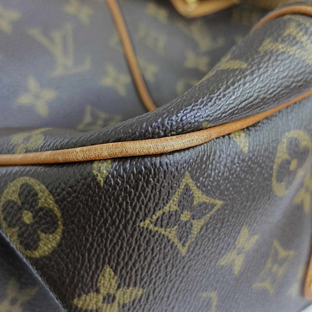 GALLIERA Monogram Coated Canvas Brown