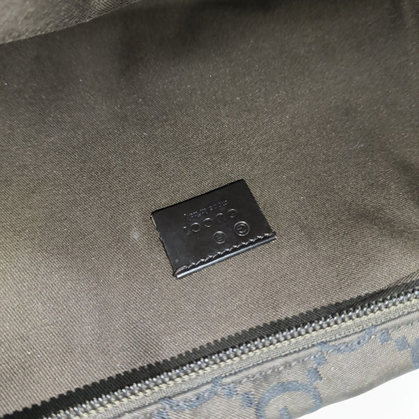 Monogram Canvas Clutch Brown
