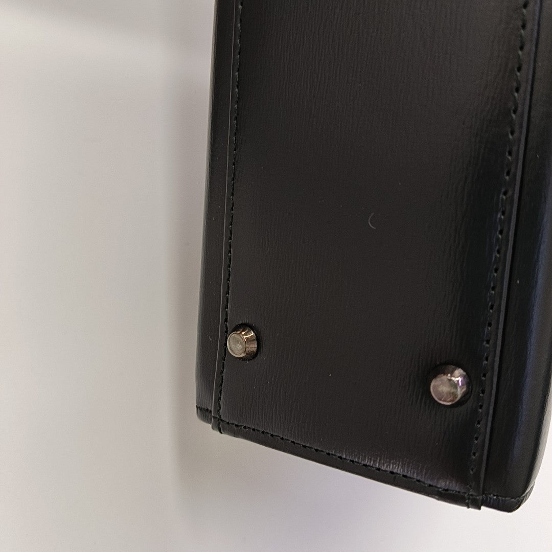 Calfskin Shoulder Bag Black