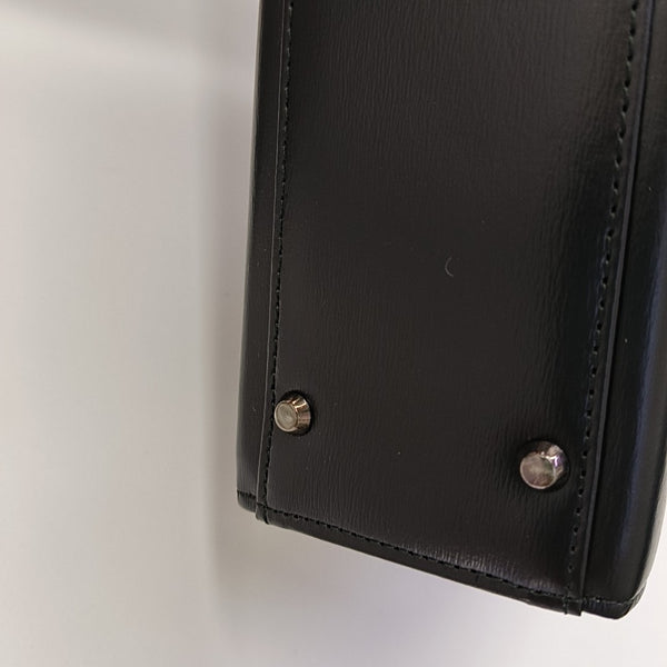 Calfskin Shoulder Bag Black