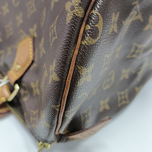 SPEEDY 30 Monogram Coated Canvas Brown