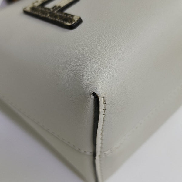 Calfskin Shoulder Bag Mini White