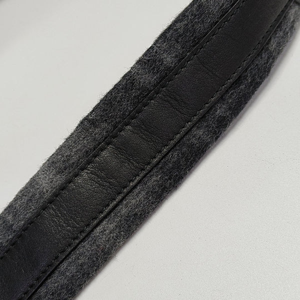 Fabric Top Handle Bag Gray