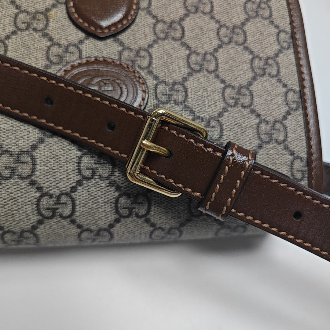 Retro Mini Monogram Coated Canvas Beige