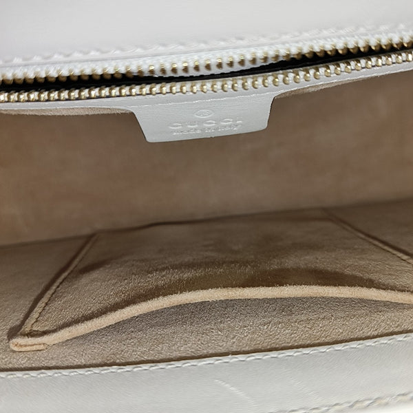 Sylvie Small Calfskin White