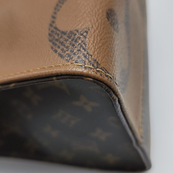 ONTHEGO MM Monogram Coated Canvas Brown