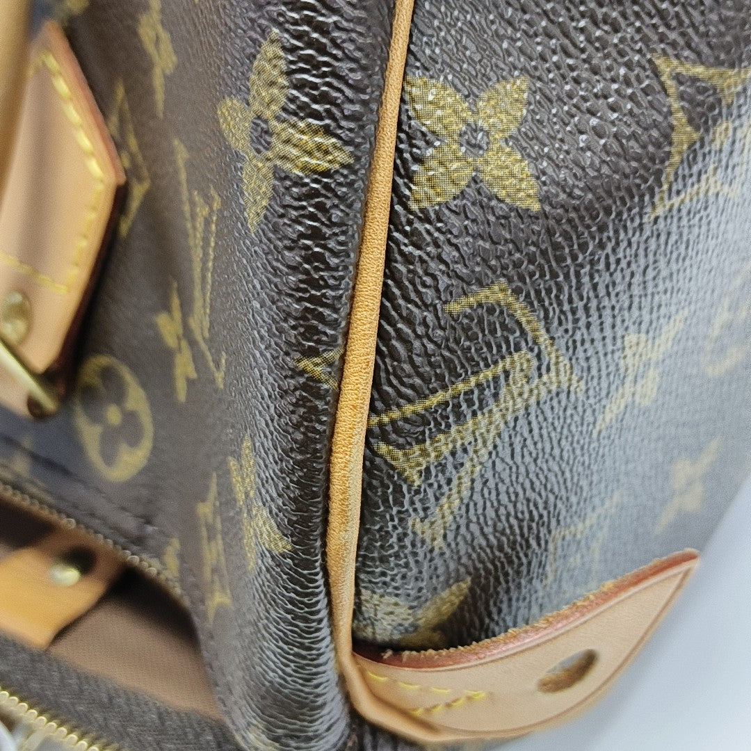 SPEEDY 30 Monogram Coated Canvas Brown