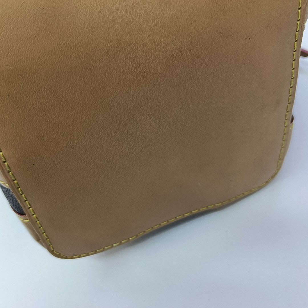 NOÉ Mini Monogram Coated Canvas Brown