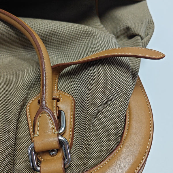 Fabric Tote Bag Brown