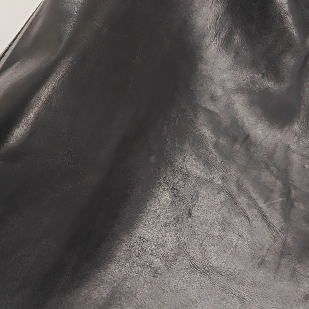 Calfskin Top Handle Bag Black