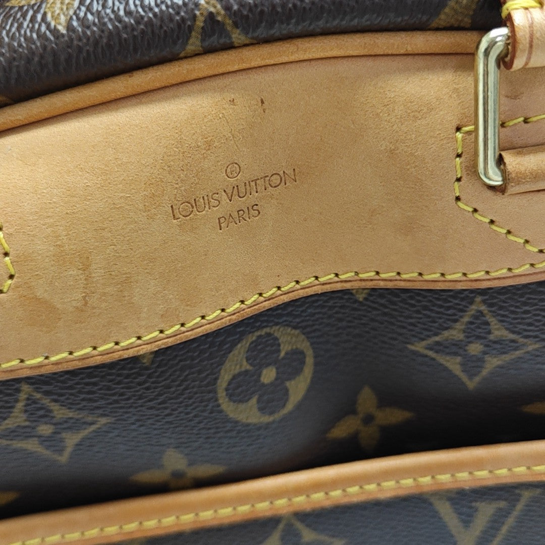 DEAUVILLE Monogram Coated Canvas Brown