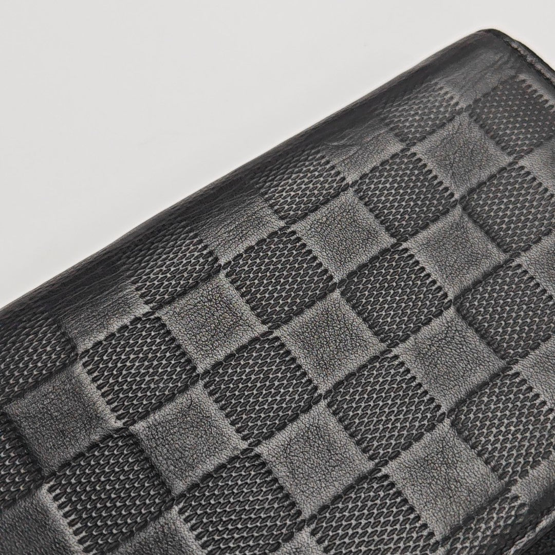 ZIPPY Damier Graphite Calfskin Black Wallet