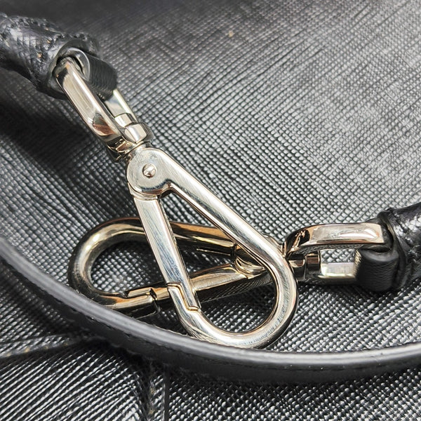 Saffiano Calfskin Tote Bag Black