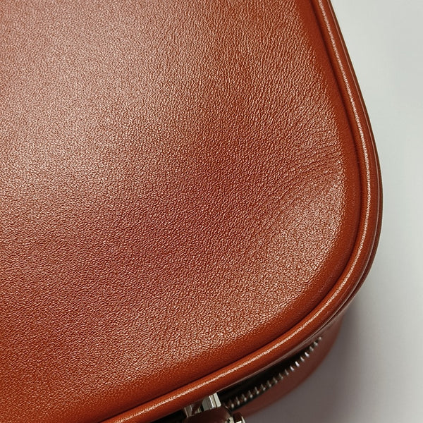 Calfskin Shoulder Bag Orange