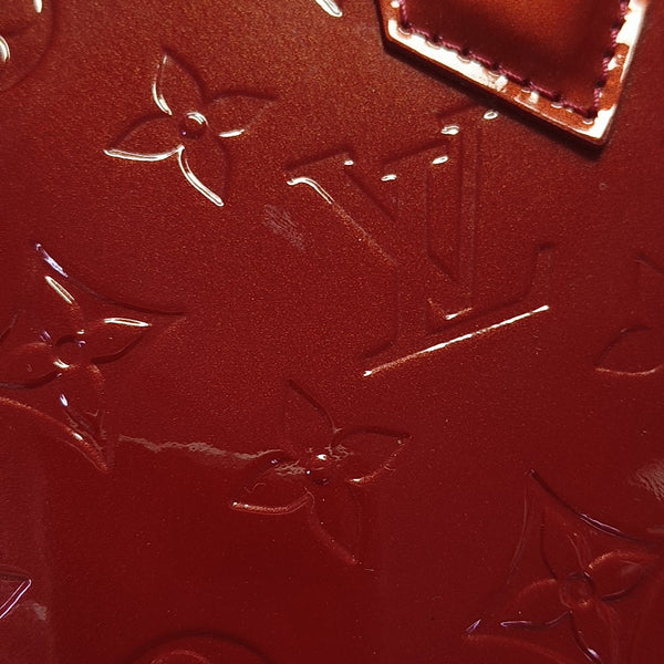 ALMA GM Monogram Patent Leather Red