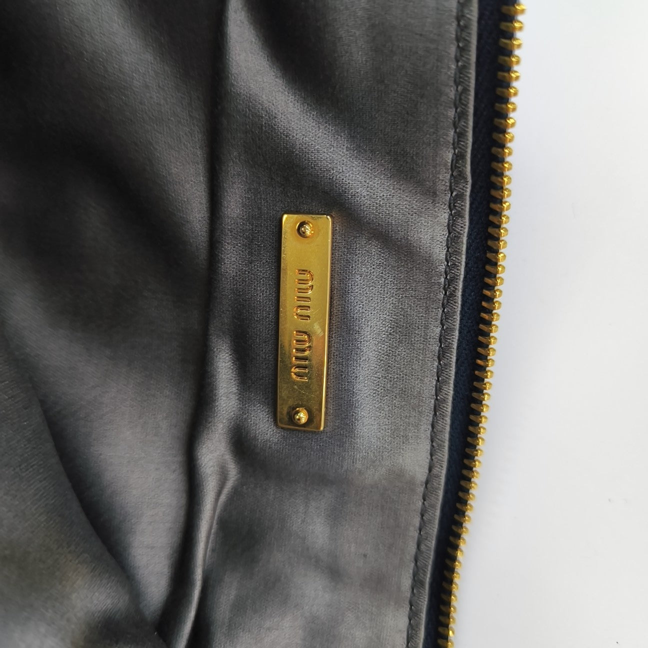 Quilted Lambskin Clutch Blue