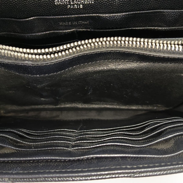 MONOGRAM Medium Chevron Calfskin Black