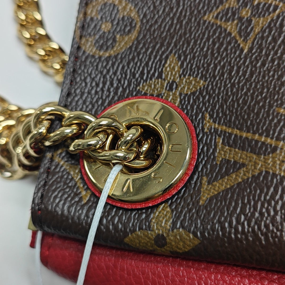 SURENE BB Monogram Coated Canvas Brown
