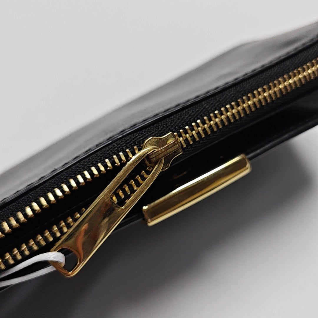 Langley Calfskin Black Wallet