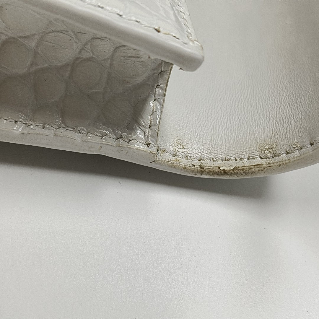 Downtown Calfskin White