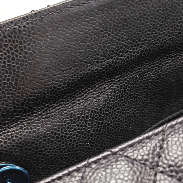 Quilted Calfskin Medium Black