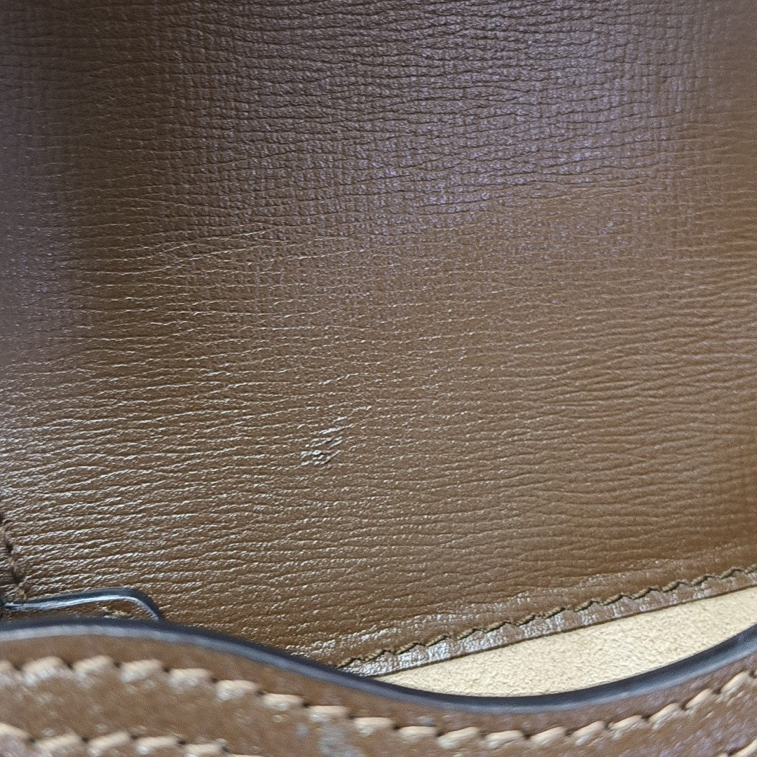 Horsebit 1955 Mini Coated Canvas Beige