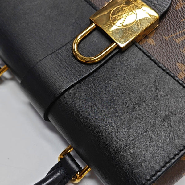 LOCKY BB Monogram Coated Canvas Brown