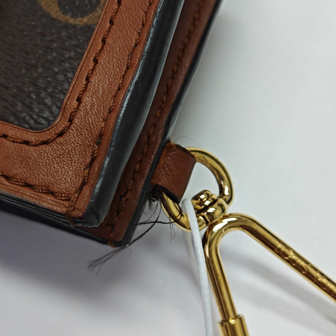 DAUPHINE Monogram Coated Canvas Brown Wallet