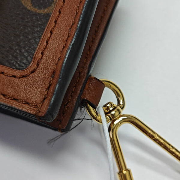 DAUPHINE Monogram Coated Canvas Brown Wallet
