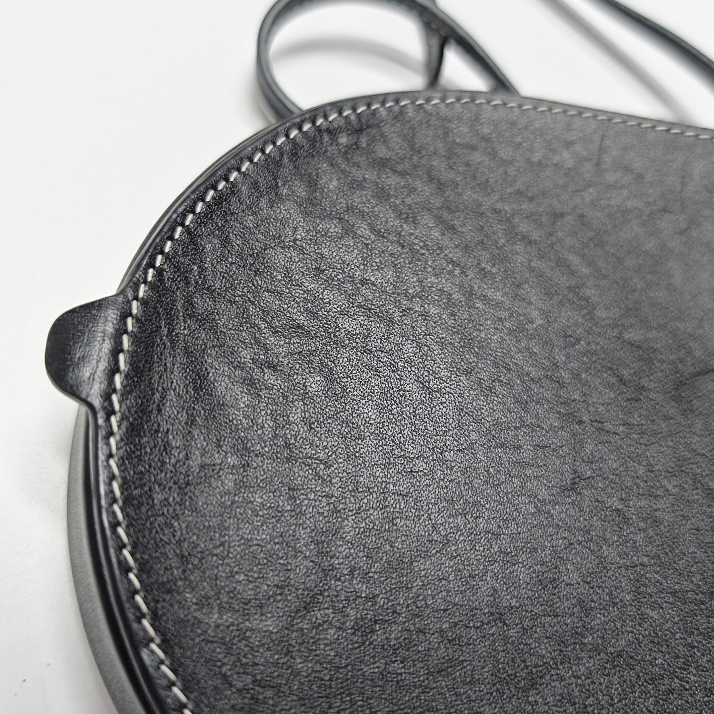 Heel Small Calfskin Black