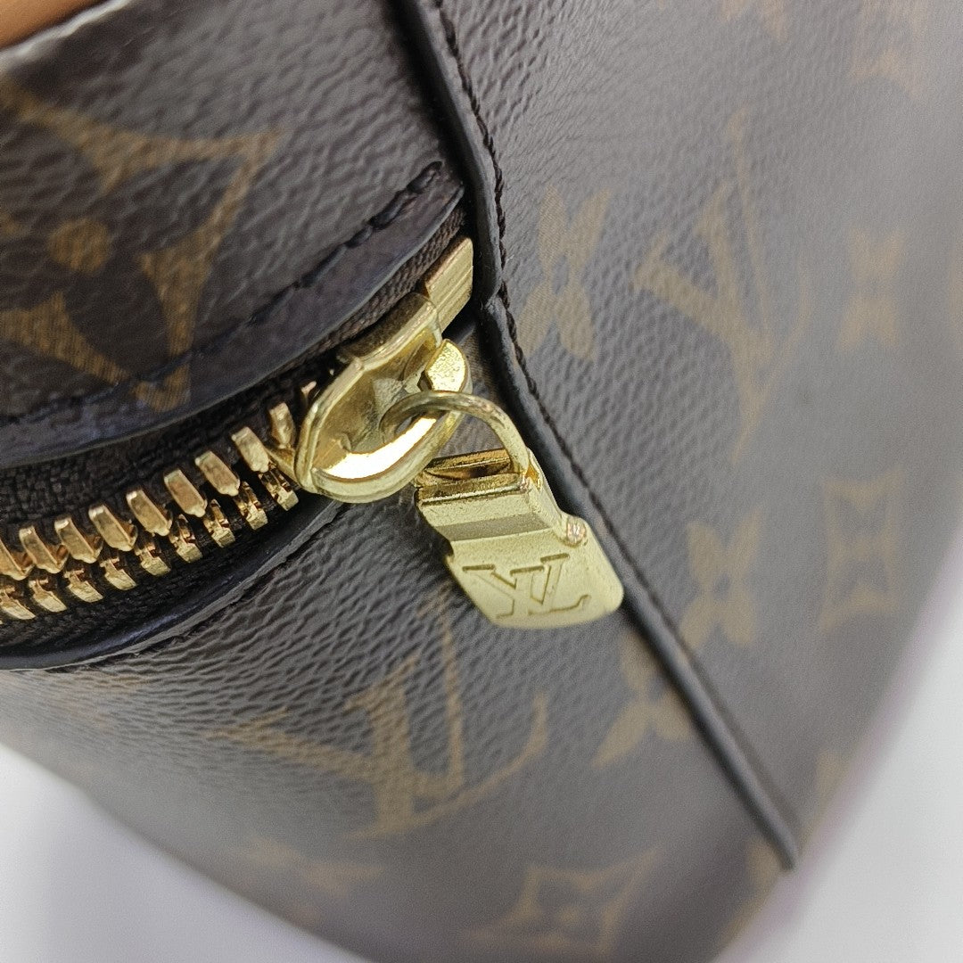 NICE Mini Monogram Coated Canvas Brown