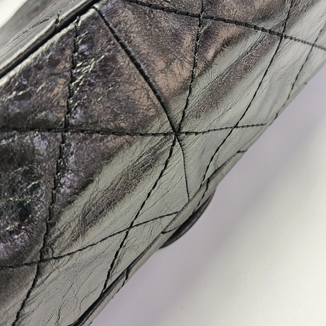 2.55 227 Quilted Calfskin Black