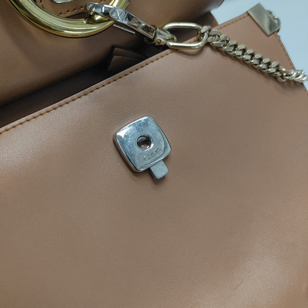Faye Small Calfskin Brown