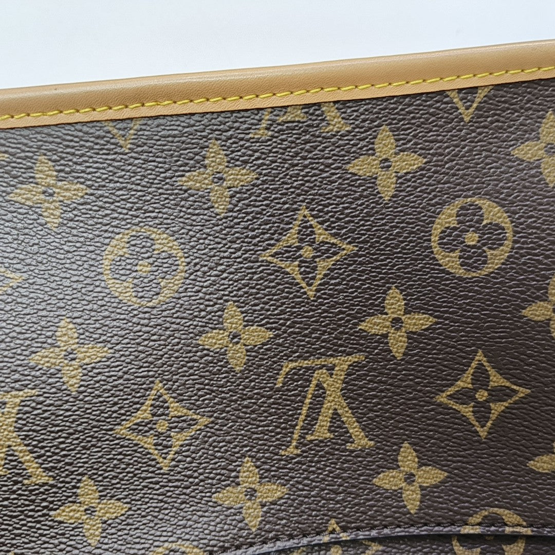 DIANE Monogram Coated Canvas Brown